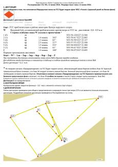 Распоряжение №3 на маршрутную гонку